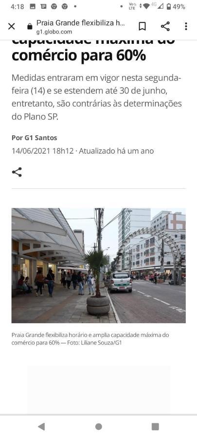 Apartamento Boqueirao Praia Grande Buitenkant foto